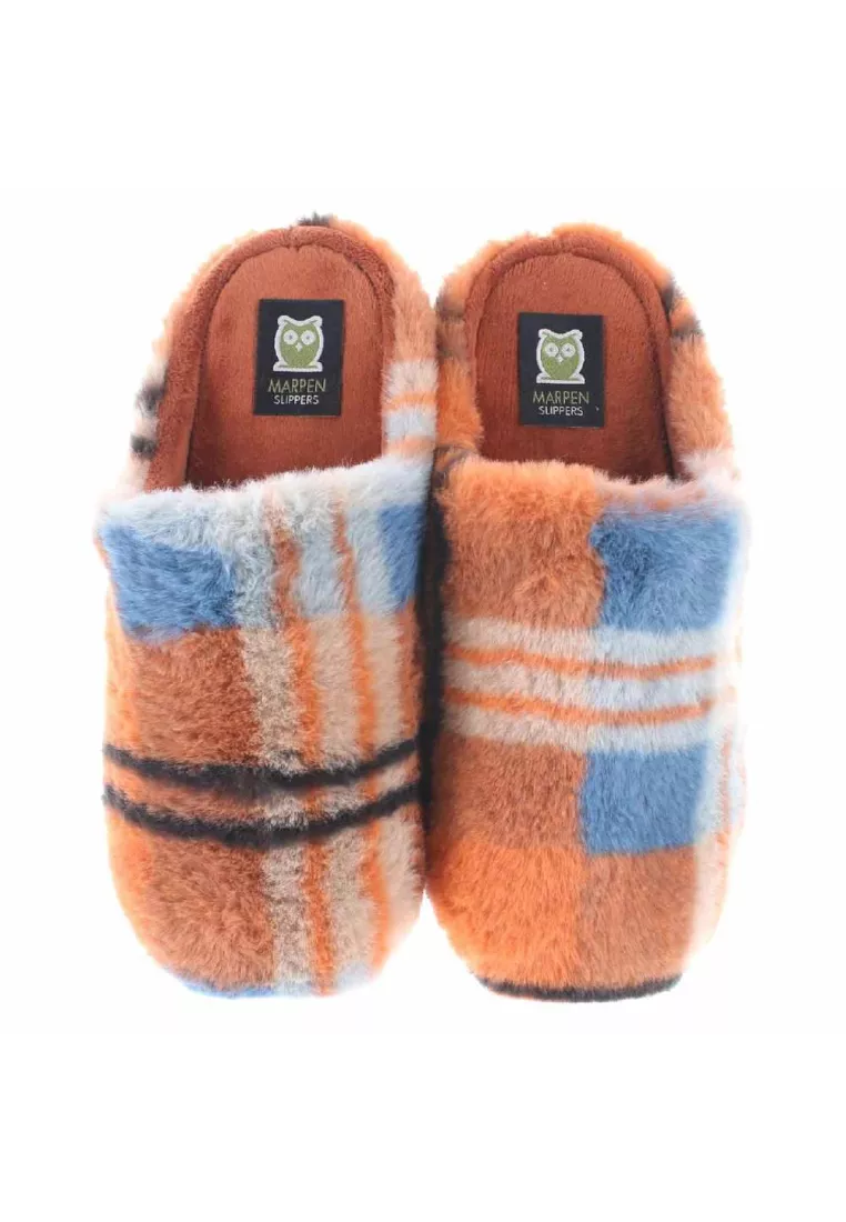 Zapatilla casa Marpen-602 slippers mujer glasgow color naranja