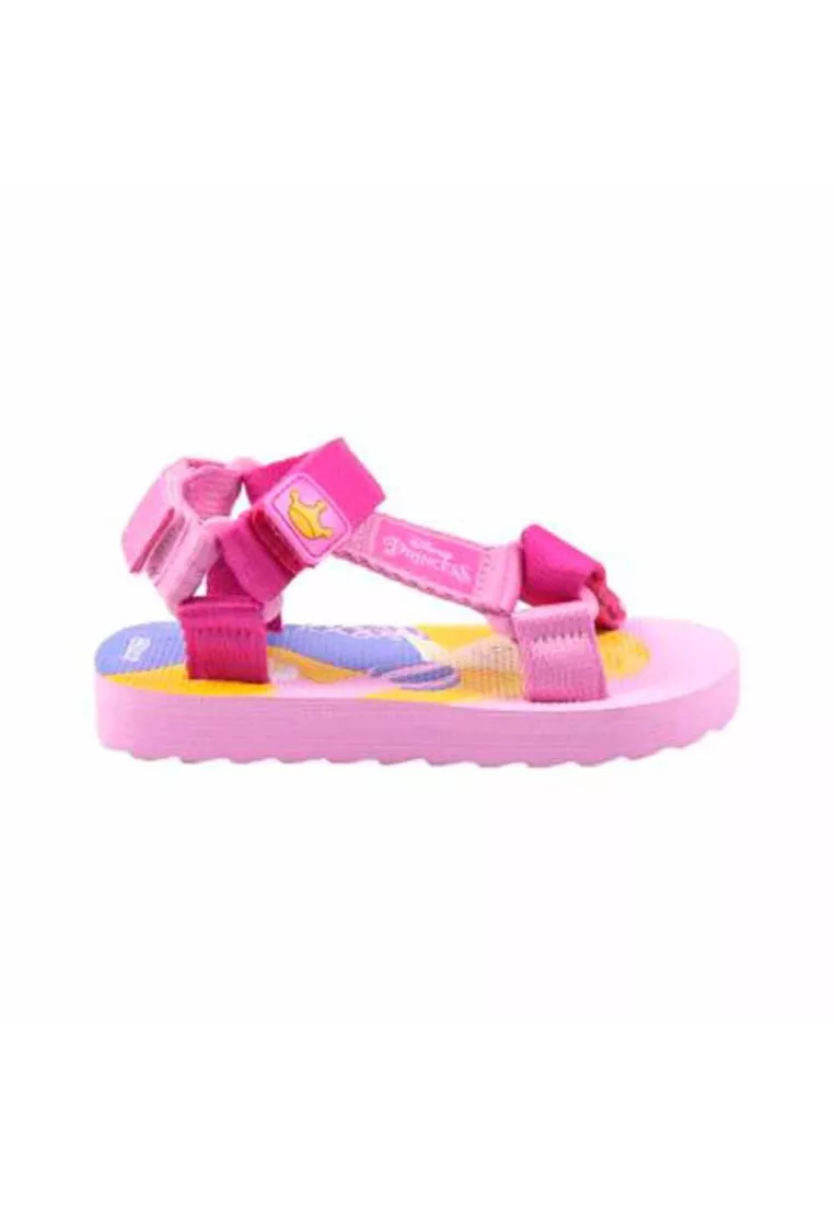 Sandalia velcro Princess Cerda-5233 chancla infantil color rosa