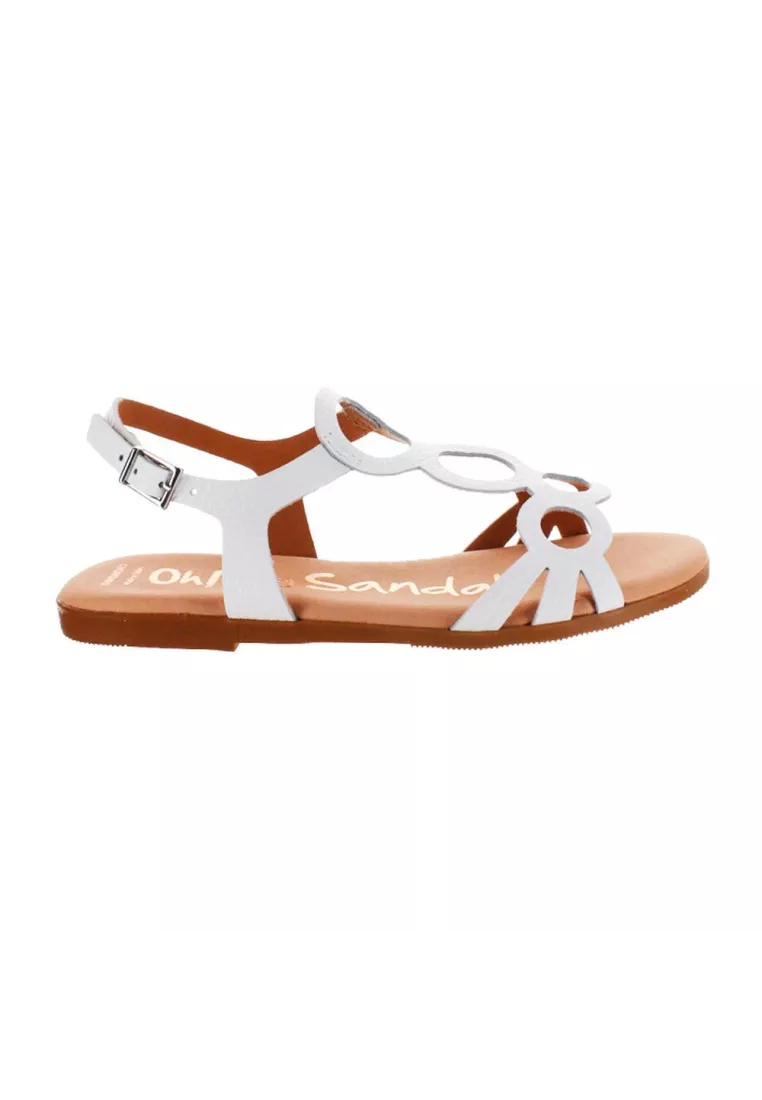 Sandalia Oh my sandals-5104 para niña color blanco