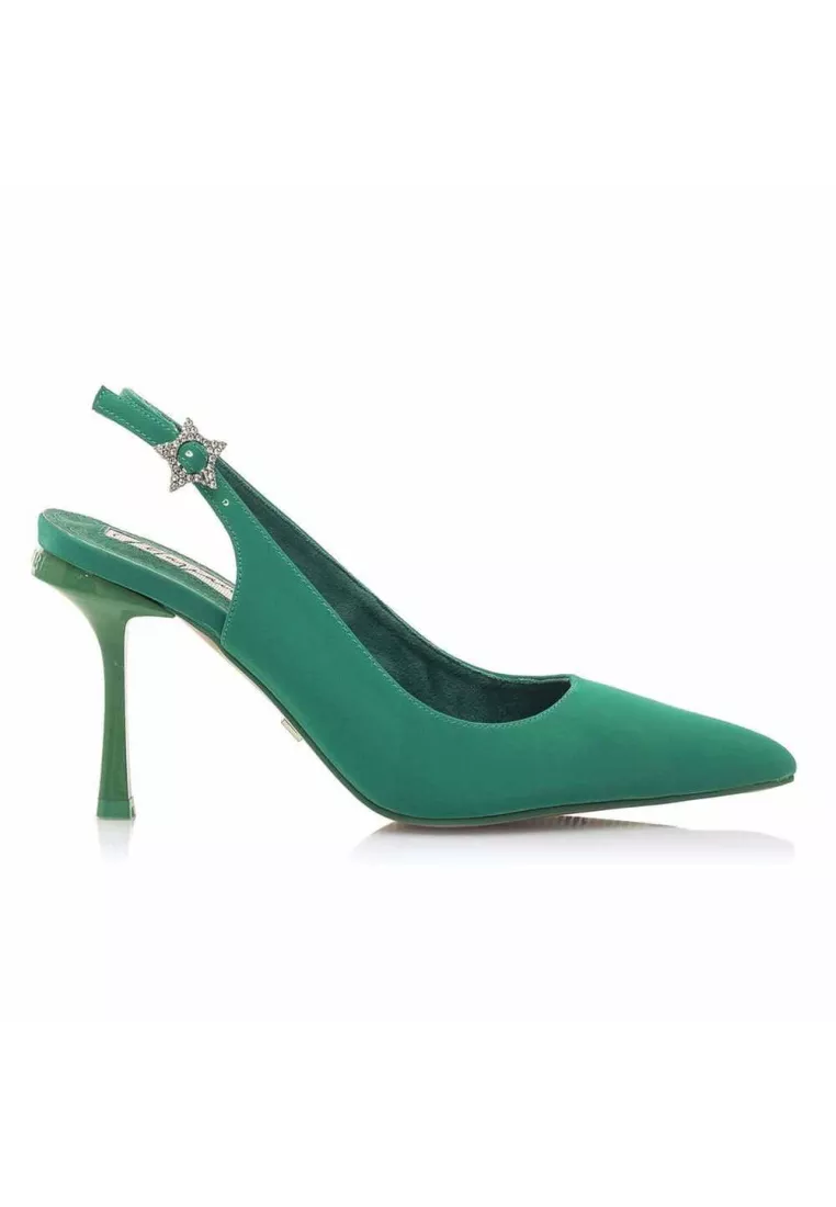 Zapato tacón Maria Mare-68349 mujer color verde