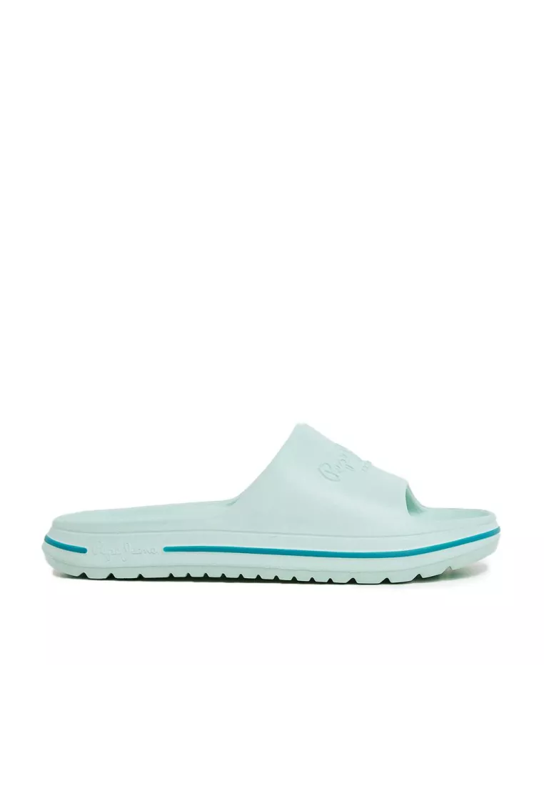 Chanclas goma mujer verde, Pepe Jeans