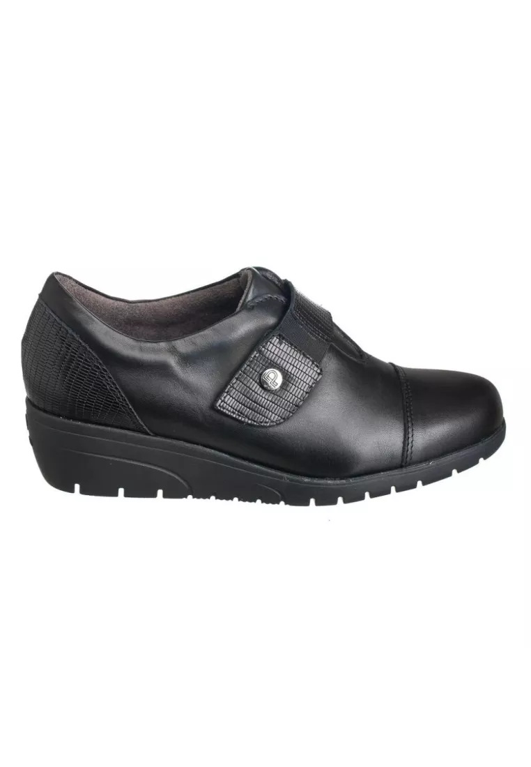 Zapato cuña Pitillos-2731 negro para mujer