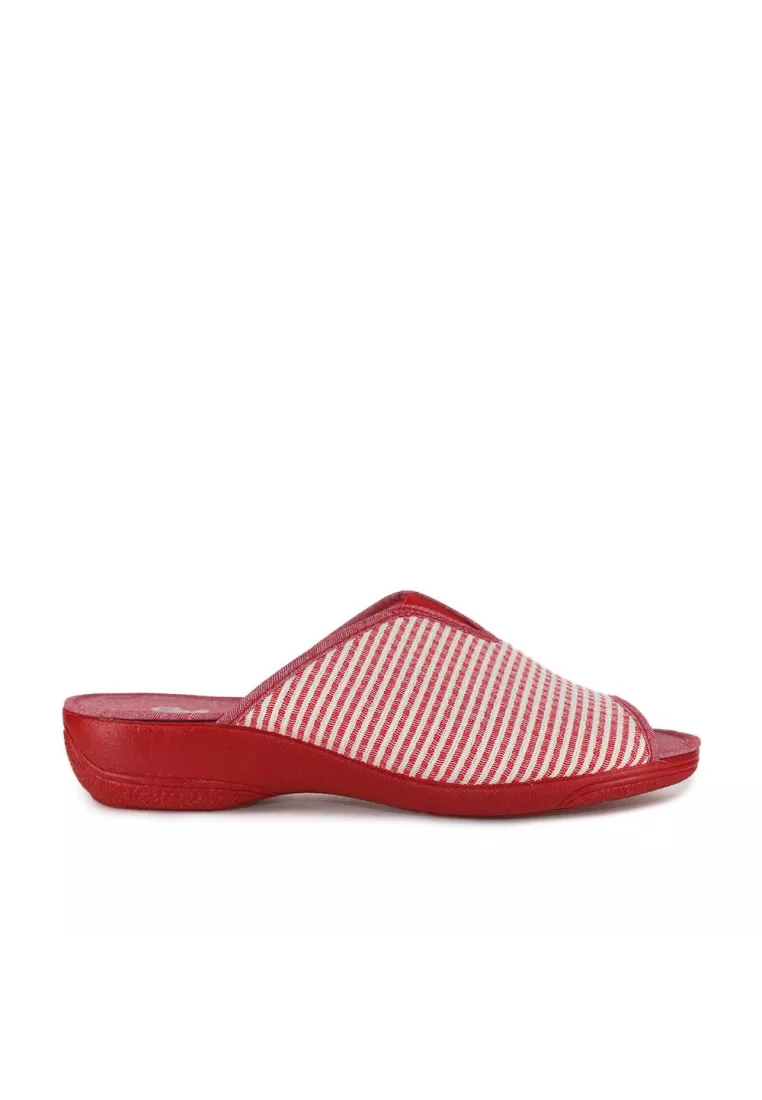 Zapatillas casa Cabrera 5580 rojo mujer